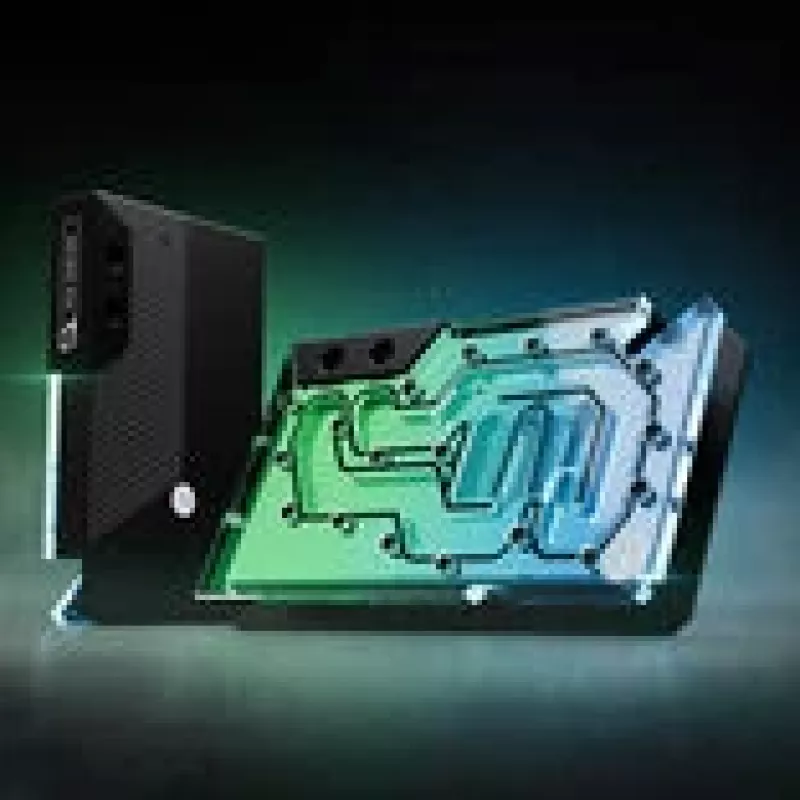 Waterblock GPU ek water blocks EK-Quantum Vector³ FE RTX 5090 — top in acrilico