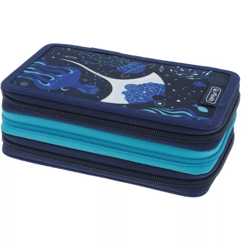 Herlitz TriCase Deep Ocean 31 pz blu poliestere 190x70x115 mm