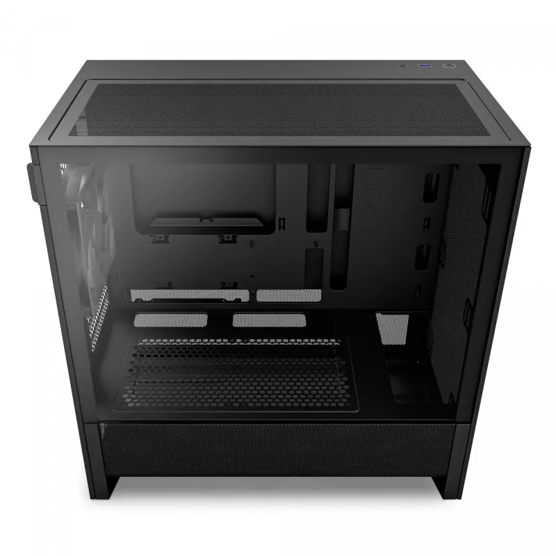 NZXT H3 Flow Micro ATX Airflow case - nero