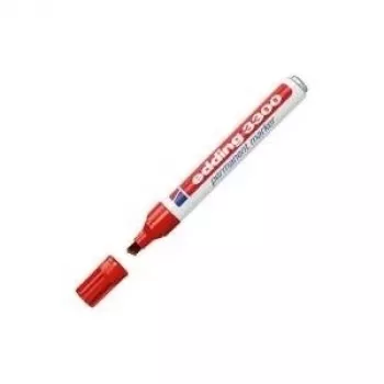 Pennarello permanente punta bullet Edding 3300 rosso