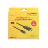DeLOCK 85256 Adattatore cavo video 2 m USB Type-C DisplayPort nero