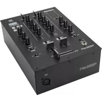 Mixer DJ Omnitronic PM-222P 2 canali con player, mixer compatto a 2 canali con media player integrato
