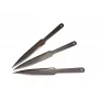 LIDER KAL22 coltelli da lancio sportivi (3 pz.), argento
