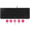 Tastiera CHERRY KC 1000 Ufficio USB QWERTY Spagnolo Nero