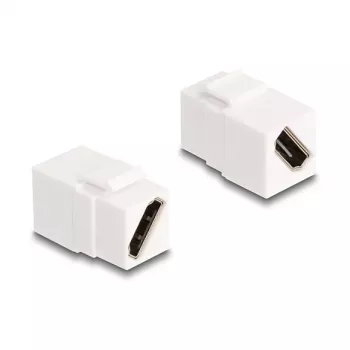 Modulo Keystone DeLOCK HDMI femmina su femmina diagonale 8K 60 Hz bianco