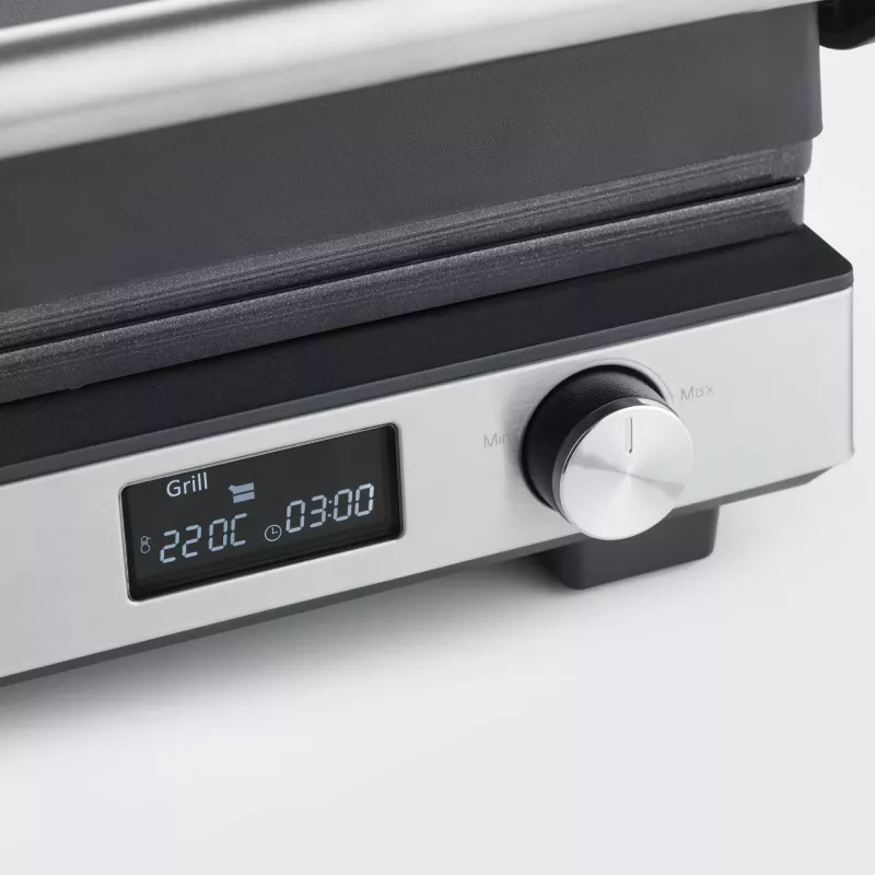 Piastra grill Severin KG 2380 nero argento 2000W acciaio inox