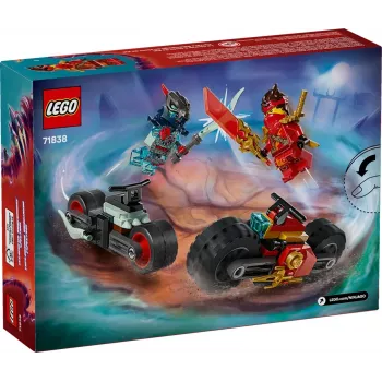 Set LEGO NINJAGO 71838 Gara di velocità con la moto di Kai — 79 pezzi, 2 minifigure, età 6+, dimensioni 40×30×90 mm