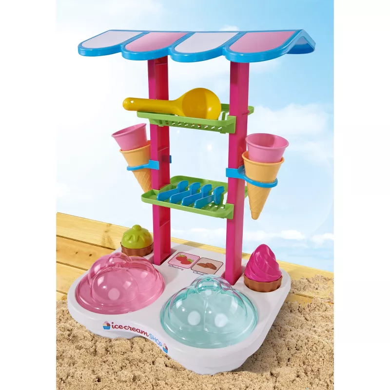 Gelateria, giochi per la sabbia