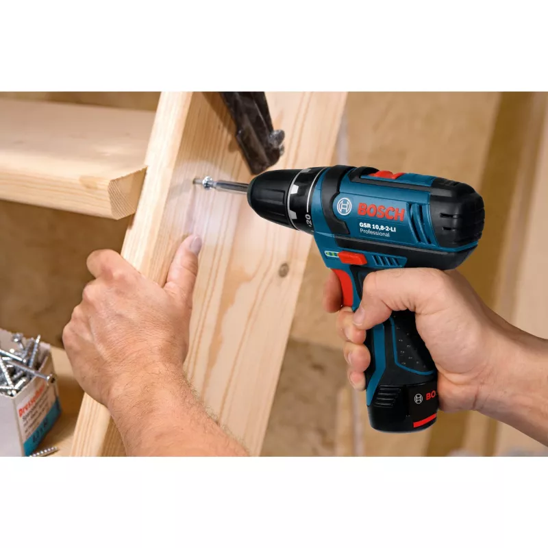 Bosch GSR 12V-15 Professional 650 g nero, blu, rosso, argento