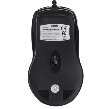 Activejet AMY-083 mouse con filo USB (ottico; 1000 DPI; nero)