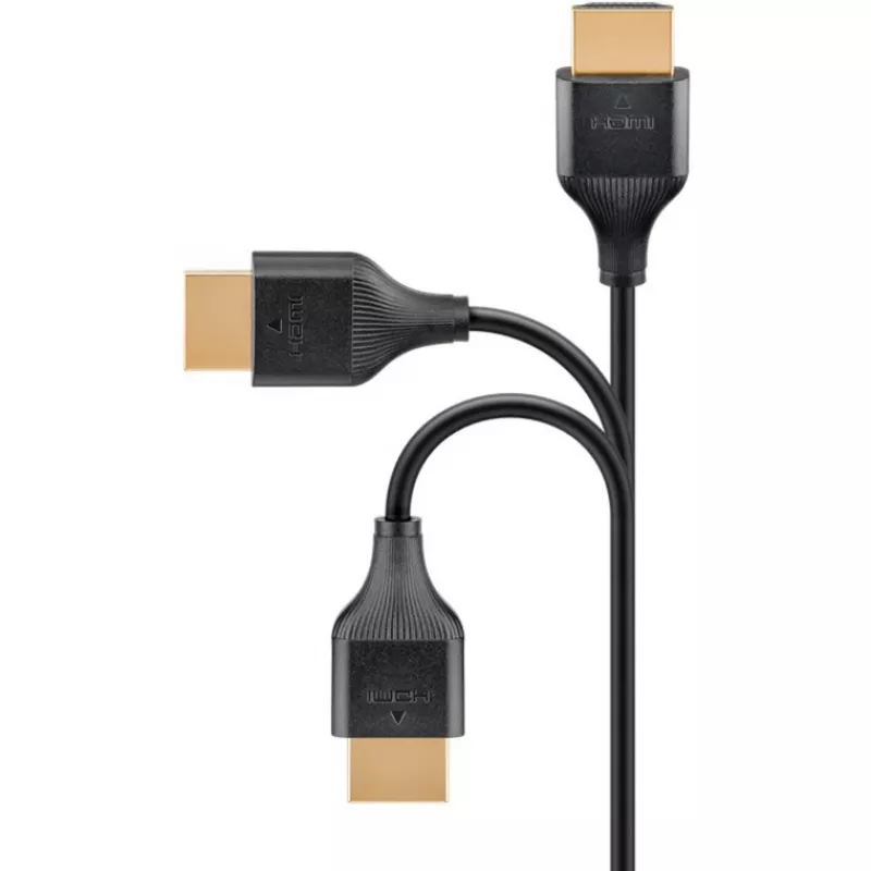 Cavo HDMI Goobay 75297 0,5 m HDMI tipo A connettore maschio 48 Gbit/s nero