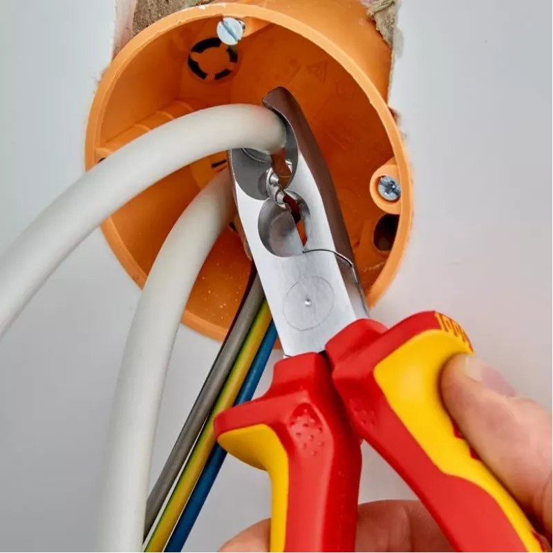 Pinza spellafili Knipex 13 46 165 rosso, giallo