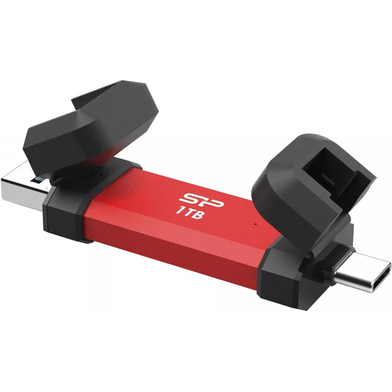 Silicon Power DS72 chiavetta USB 1 TB USB Type-A / USB Type-C 3.2 Gen 2 (3.1 Gen 2) rosso (SP001TBUC3S72VPR)
