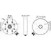 Accessorio HIKVision DS-1280ZJ-DM55 scatola di montaggio