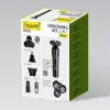 Set di rasatura Maestro MR-678 3-in-1 USB 90 min. trimmer rasoio groomer ricaricabile