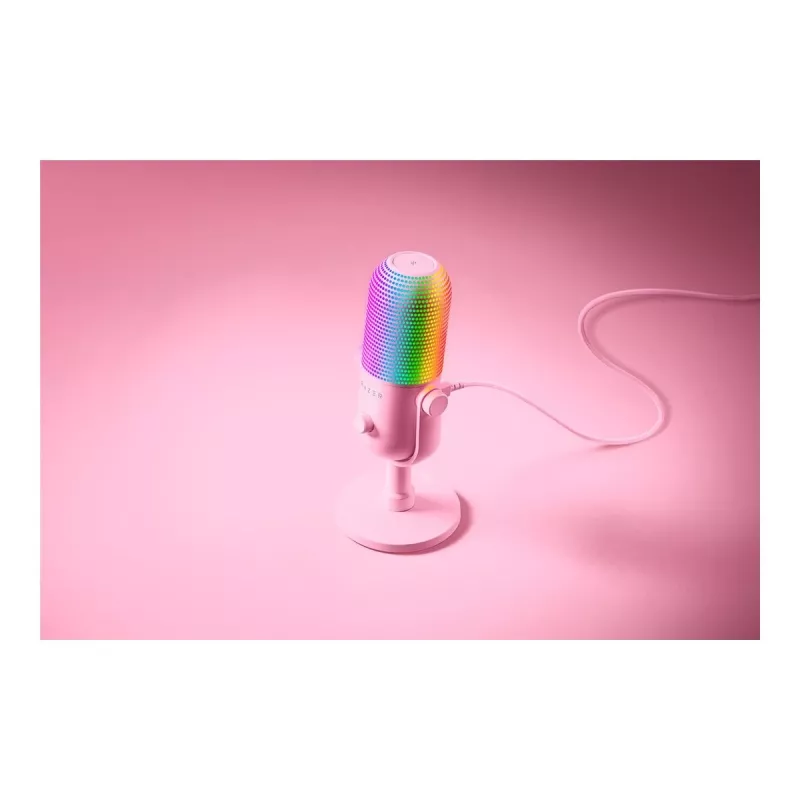 Razer Seiren V3 Chroma rosa microfono per PC