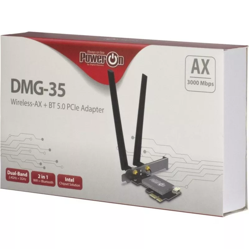 Inter-Tech DMG-35 WLAN / Bluetooth 3000 Mbit/s integrato (88888149)