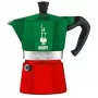 Moka pot Bialetti 0005322 macchina per caffè manuale 0,13 L verde rosso
