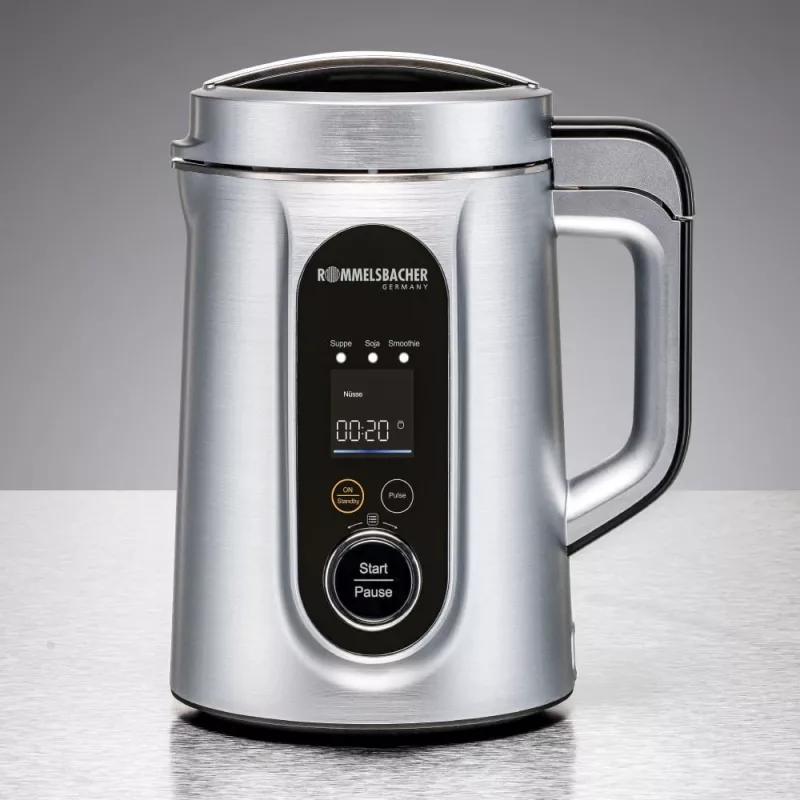 Preparatore di zuppe e bevande vegetali Rommelsbacher SVD 1400, 1,3 L, 1400 W, argento, corpo in plastica