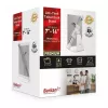 Barkan T71HL supporto da scrivania per tablet con serratura 7–14 pollici, girevole a 360°, bianco