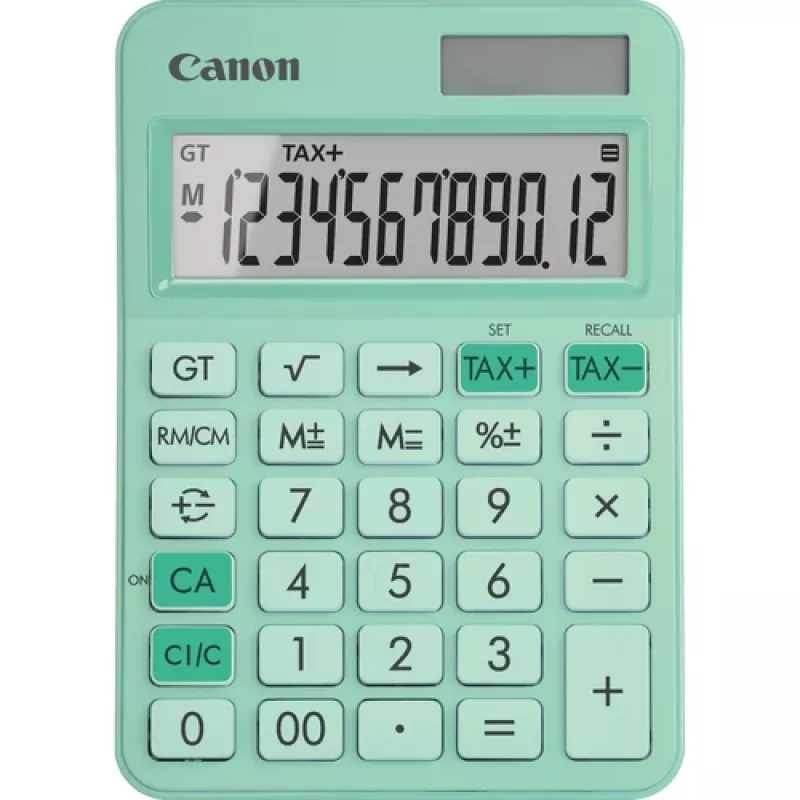 Calcolatrice basic Canon LS-125KB 12 cifre verde