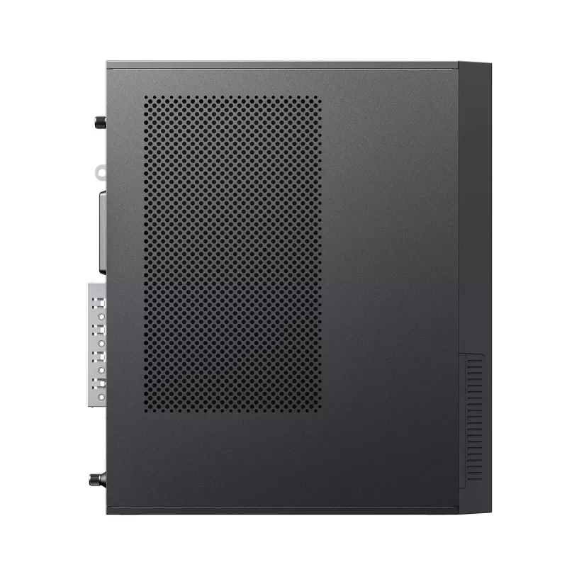 Akyga AK-302-01BL case per PC SFF, Micro-ATX / Mini-ITX, USB-C + 2x USB 3.0 + USB 2.0, senza alimentatore, nero