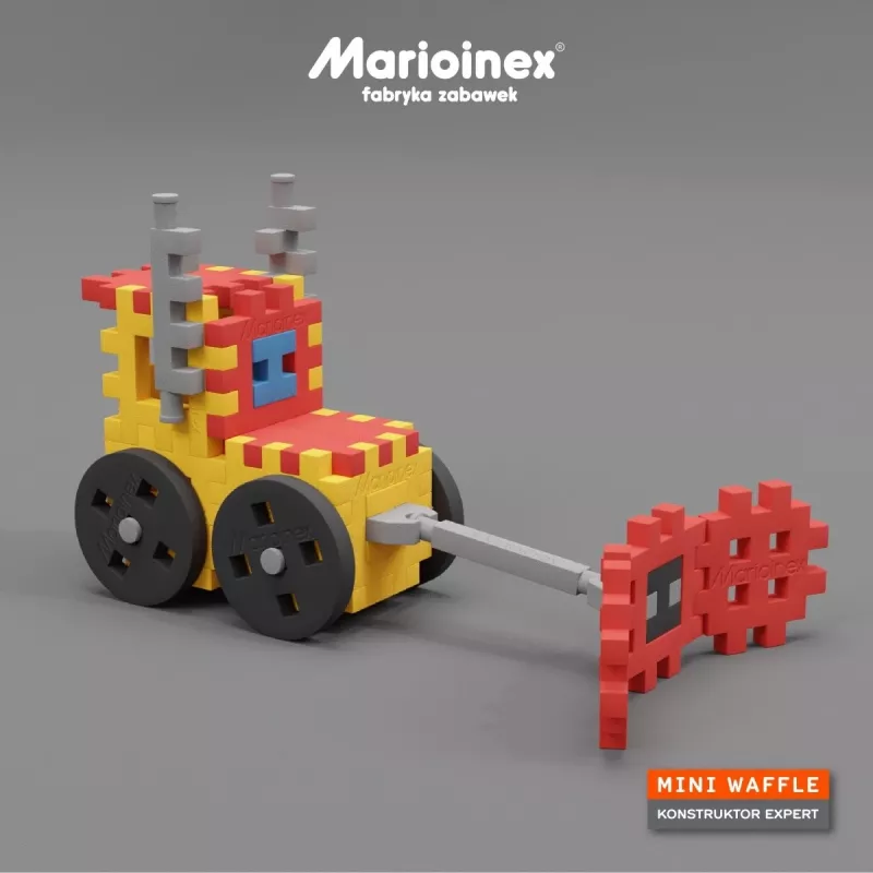 Set di costruzioni Marioinex Mini Waffle Constructor – 141 pezzi, multicolore, per bambini dai 5 anni in su