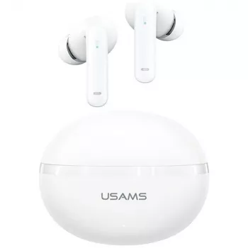 Cuffie Bluetooth Usams TWS E02 ANC+ENC bianche