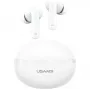 Cuffie Bluetooth Usams TWS E02 ANC+ENC bianche