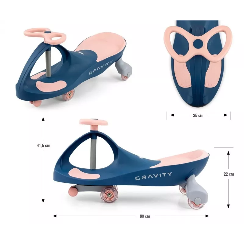 Gravity ride Gravity blu navy-rosa