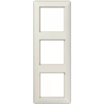 Placca di copertura per interruttori/prese JUNG AS 583 avorio – duromero, 80,5×222,5 mm