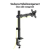 Supporto monitor 17-32 pollici, max. 10 kg, acciaio