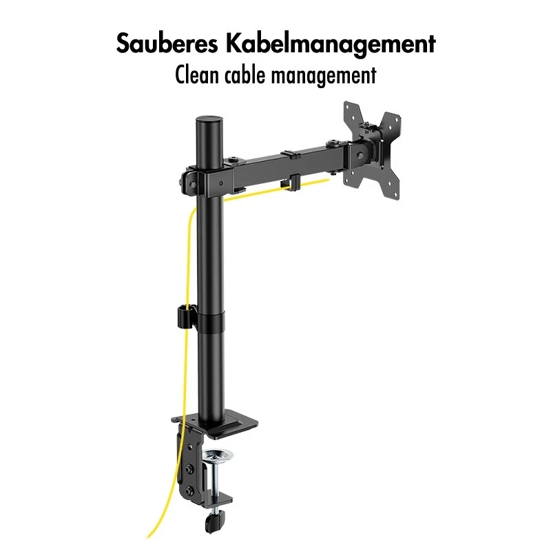 Supporto monitor 17-32 pollici, max. 10 kg, acciaio
