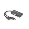 Adattatore HDMI 3in1 Digitus AK-330403-002-S