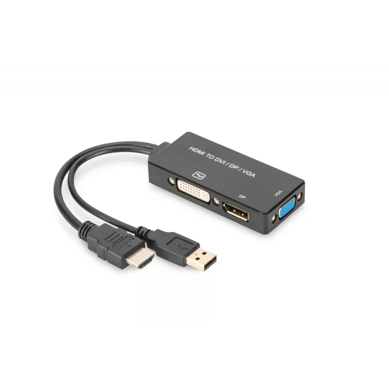 Adattatore HDMI 3in1 Digitus AK-330403-002-S