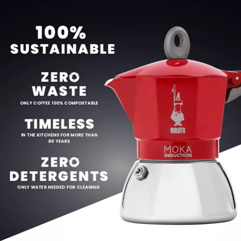 Caffettiera Bialetti Moka Induction 6 tazze