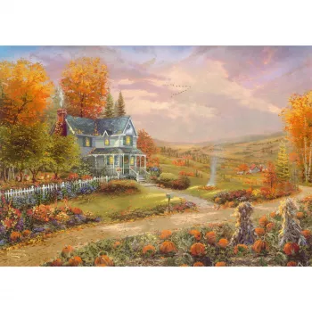 Thomas Kinkade Studios: Herbst in Apple Hill, puzzle 500 pezzi