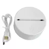 Lampada da notte Extralink HOME cuore illusione ottica 3D lampada da comodino USB