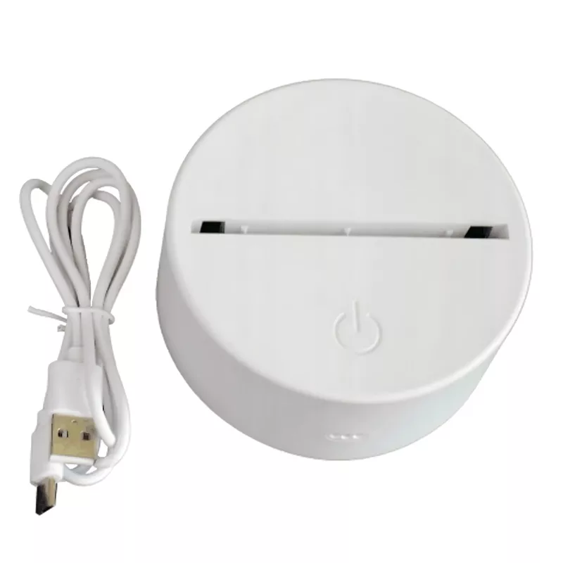 Lampada da notte Extralink HOME cuore illusione ottica 3D lampada da comodino USB