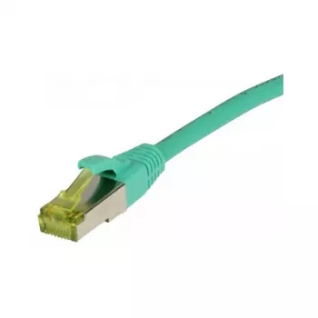 Cavo patch RJ45, CAT6A 500 MHz, 1,0 m, verde, S-STP (S/FTP), TPE/LSZH (Ultraflex), AWG26, con cavo grezzo Cat.7, Synergy 21 (S217673)