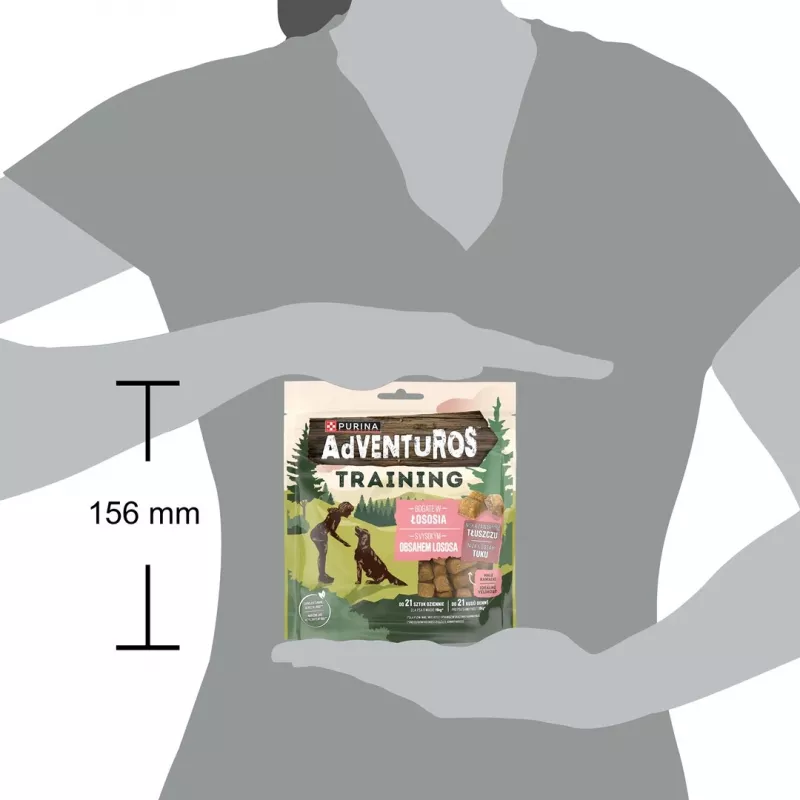PURINA Adventuros Training salmone - snack per cani - 40 g