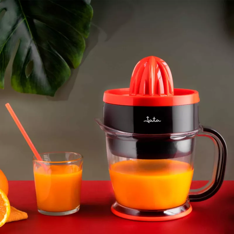 Spremiagrumi elettrico JATA JEEX1422 1,2 L 40 W nero rosso trasparente