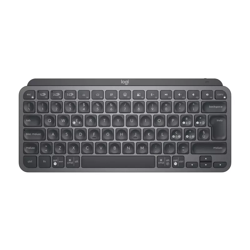 Logitech MX Keys Mini for Business - Tastiera - retroilluminata - wireless - Bluetooth LE - QWERTY - Italiano - Grafite