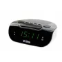 Radio con sveglia LED, Eltra, 127x53x98 mm, grigio/bianco