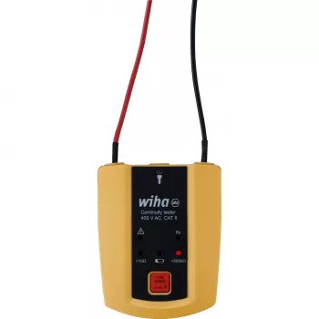 Tester di continuità 45222, fino a 400 V AC, CAT II, strumento di misura giallo/nero