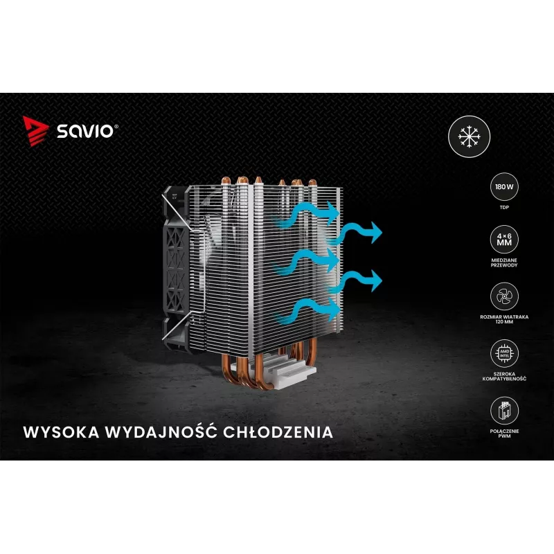 SAVIO VORTEX X2 Dissipatore per CPU
