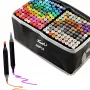 Set pennarelli Extralink MARKERY 204 pezzi — set pennarelli a base alcolica, colori assortiti, 204 pezzi