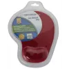 Tappetino per mouse ESPERANZA EA137R — superficie in gel rossa, base antiscivolo, poggiapolsi integrato