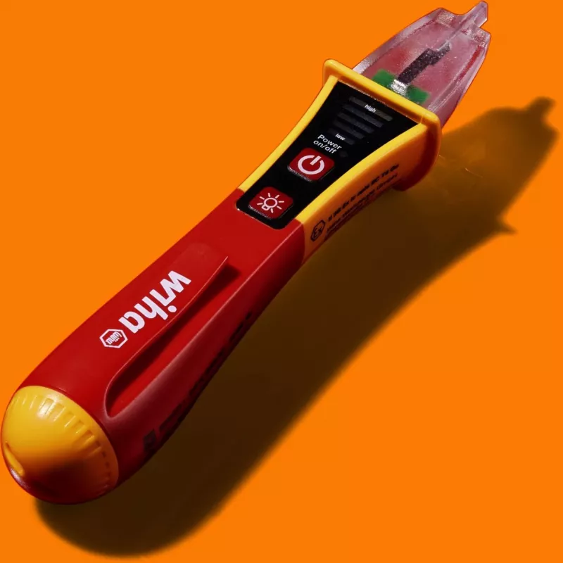 Rilevatore di tensione senza contatto Wiha SB2551301 con indicatore LED, rilevatore a penna