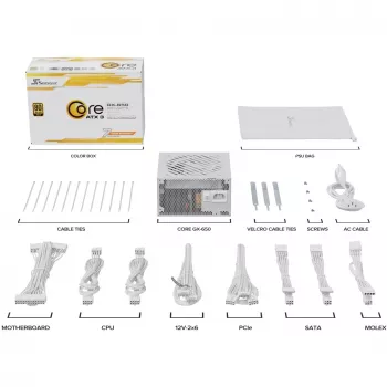 Seasonic CORE GX-650 Alimentatore 650 W 20+4 pin ATX ATX Bianco